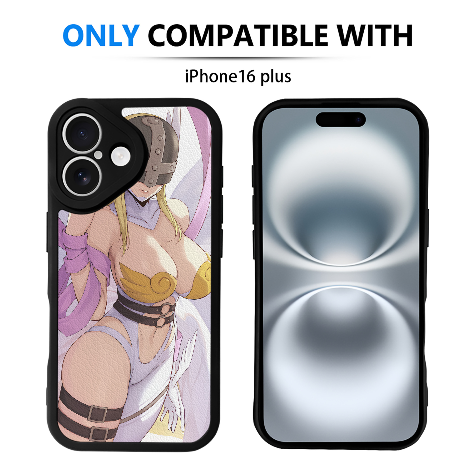 （画像用） Digimon デジタルモンスター/デジモン 【iPhone 16シリーズ対応】シリコンスマホケース（レザー調） 材質：シリコン